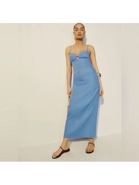 Reformation | Dresses | Reformation Bridger Dress Never Worn Beautiful Blue Color Size Large | Poshmark Reformation | Dresses | Reformation Bridger Dress Never Worn Beautiful Blue Color Size Large | Poshmark